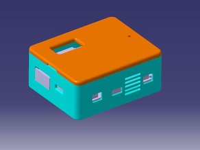 recinto caso l'elettronica scatola elettronica recinzione 3d print model - Mito3D