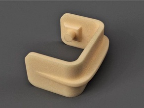 dishwasher basket rail end cap cup 3d print model - Mito3D