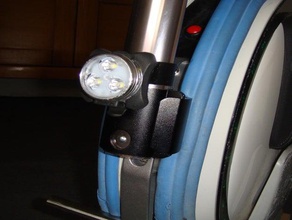 Lampenhalter ninebot one c+ Griff Licht montieren monowheel 3d print model - Mito3D
