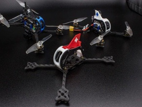 riskix drone marco de carreras el fpv fpvframe fpvframech micro drones palillo dientes del 3d print model - Mito3D
