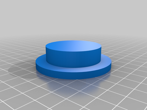 garden table hole cap 3d print model - Mito3D