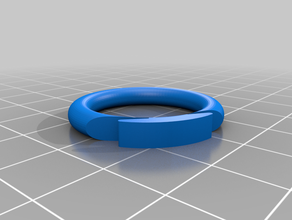flossing ring dental floss 3d print model - Mito3D