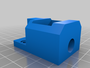 duet filament laser sensor housing reverse bowden mount 3d print model - Mito3D