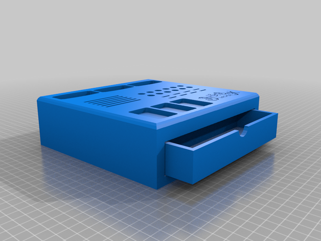 billet la posición de caja billetbox vape pie estación 3D print model - Mito3D