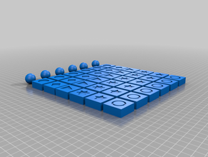 zwirkle boardgames qwirkle 3d print model - Mito3D