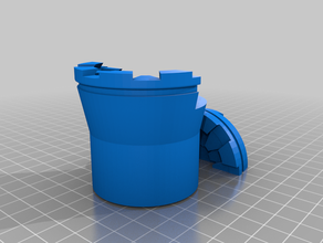 süper lastik bant kelepçe mini tutucu basit 28 mm resim wargaming 3d print model - Mito3D