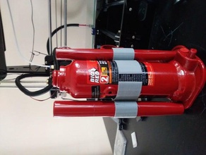 big red jack handle holder 3d print model - Mito3D