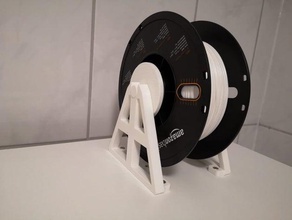 universal filament spool holder filament-Halter ikea stuva 3d print model - Mito3D