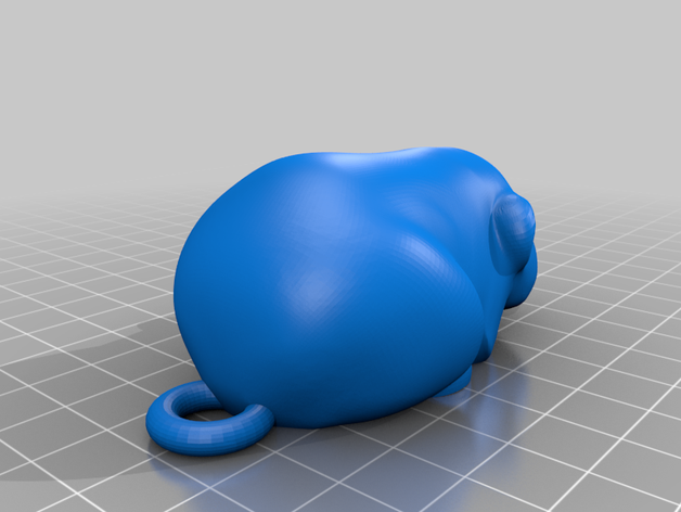 llavero cobaya 3D print model - Mito3D