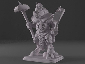 heroquest - horselord 28mm dnd dungeons dragons fantasy heroic scale miniature oldhammer tabletop warhammer 3d print model - Mito3D