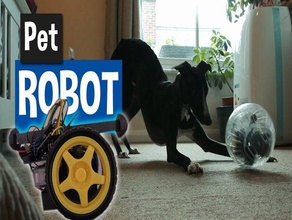 hayvan robot topu arduino top blynk kedi d1 mini dc motor diy köpek elektronik hamster çok l298n mikro-denetleyicisi evcil oyuncak wemos 3d print model - Mito3D
