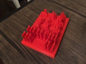 catan player organizer holder city road settlement settlers 3d print model - Mito3D