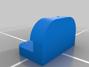 lupo solitario bastone di montaggio a parete 3d print model - Mito3D