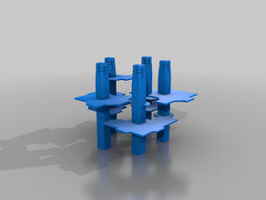 kovanı dünya hiçbir bilgi platformları inquisimunda necromunda underhive tnt kuleleri underhivers 3d print model - Mito3D