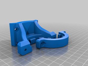 mpcnc modified burly dw660 lower tool holder mount 3d print model - Mito3D