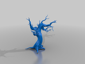 spooky dead tree 40k aos fantasy terrain 3d print model - Mito3D