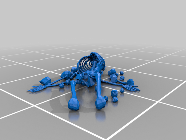 esqueleto - baseando 28mm 40k aos dnd fantasia whfb 3D print model - Mito3D