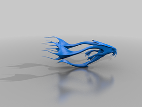serpiente de mar aos la criatura no molestar fantasía monster 3d print model - Mito3D