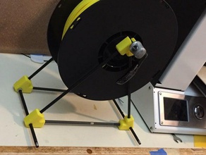 support vélo matériel filament de bobine mp sélectionnez mini 3d print model - Mito3D