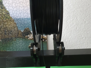 anycubic i3 mega top spoolholder filament spool holder mod mount 3d print model - Mito3D