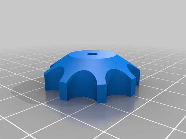 m3 leveling knob bed 3D print model - Mito3D