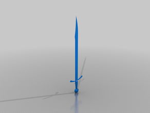 molinete steelcrafts falchion, espada 3d print model - Mito3D