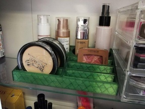 casa de banho organizador - make-up acessórios do banheiro maquiagem titular o 3d print model - Mito3D