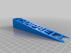 campbell nova porta passo personalizado 3d print model - Mito3D