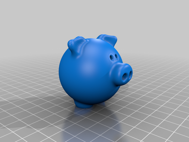 il signor pigglesworth animale animali fienile facile ragazzi di maiale scuola la scultura giocattolo 3D print model - Mito3D