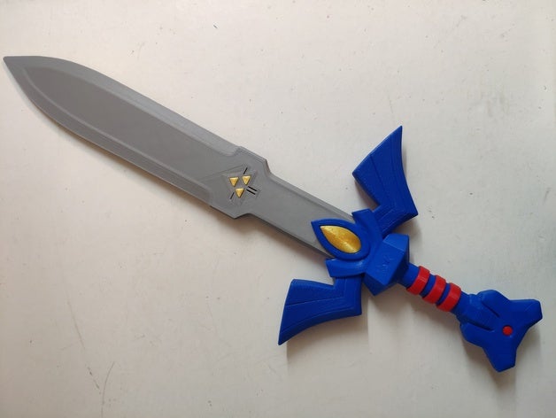 a lenda de zelda - windwaker master sword o link espada 3D print model - Mito3D