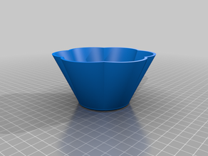 flowerpot flower pot vase 3d print model - Mito3D