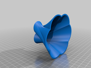 twisted fiore vaso di fiori 3d print model - Mito3D