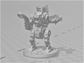 chaos furibundus Muster style dreadnought - 28mm Roboter sci-fi 25mm 28 30mm 32mm scifi Raum 3d print model - Mito3D