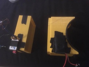 diy box goggle fpv goggles quadcopter 3d print model - Mito3D