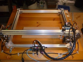 eleksmaker elekslaser trava titular de retorno à posição inicial, como para gravador do laser atualização 3d print model - Mito3D