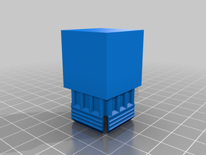 plug cube customized 3d print model - Mito3D