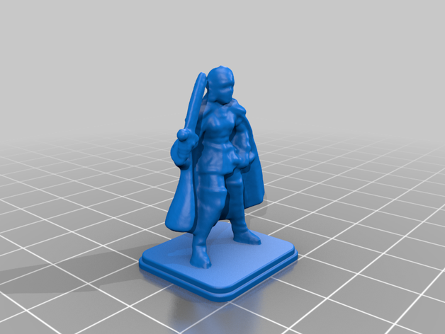 mujer elfo no molestar elf la expansión femenino heroquest mago de espejo en miniatura rpg mesa juego 3D print model - Mito3D