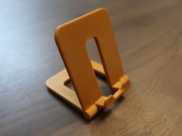pieghevole del telefono supporto basamento titolare stand 3D print model - Mito3D
