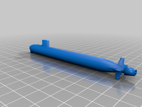 U-Boot-textur 3d print model - Mito3D