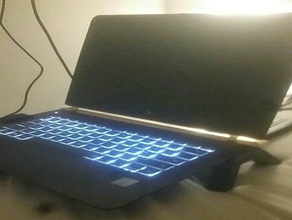 laptoplegs10mmlaptop 10mm de la cama refrigeración hp spectre ordenador portátil base del macbook pro pie pasta dientes 3d print model - Mito3D