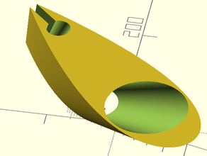 composite mât de base du profil d'aile naca 3d print model - Mito3D