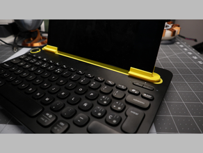 bluetooth-clavier-carte clavier bluetooth adaptateur logitech de la jambe tablette 3d print model - Mito3D