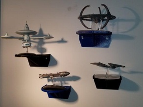 espositore eaglemoss di' star trek starship collezione display scaffale modelli mensola 3d print model - Mito3D
