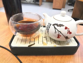 estilo chino té de la bandeja 3d print model - Mito3D