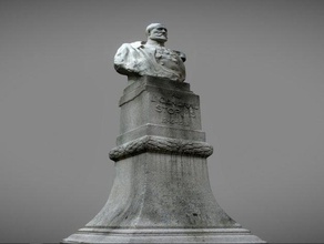 bust general storms 3dprint 3dprintable 3dprinting 3dscan 3dscanner 3dscanning army city cultural heritage park sculpture soldier urban 3d print model - Mito3D