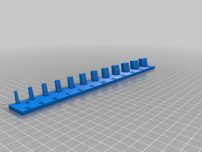 my customized wrench rack v2 4-15 3d print model - Mito3D