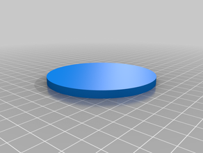 flachen Kreis 3d print model - Mito3D