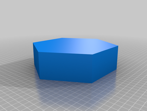 Waben gefüllten hexagon 3d print model - Mito3D