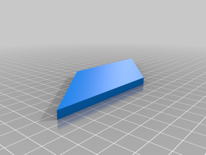 flat rhombus 3d print model - Mito3D