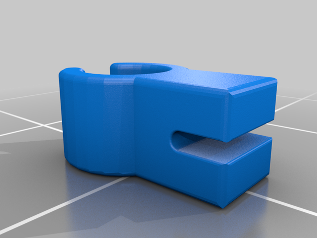 vertical blind clip 3D print model - Mito3D